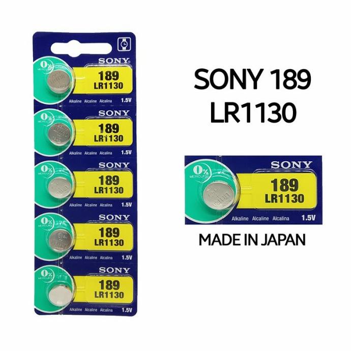 @=@=@=@=] 1 Pack Baterai Kalkulator Sony LR1130 Batre Murata 1130 AG10 LR54