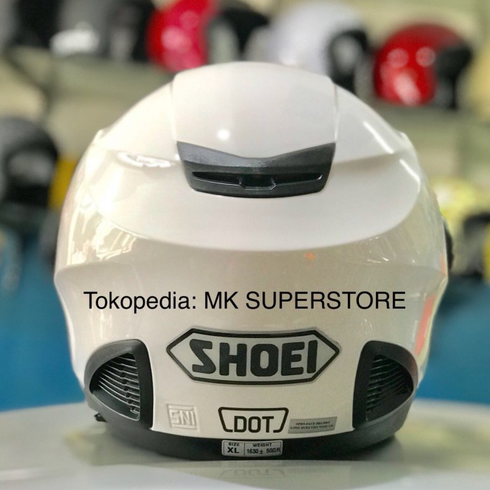 Zeus 611 White Putih Shoei Nolan M L Xl Helm Double Visor