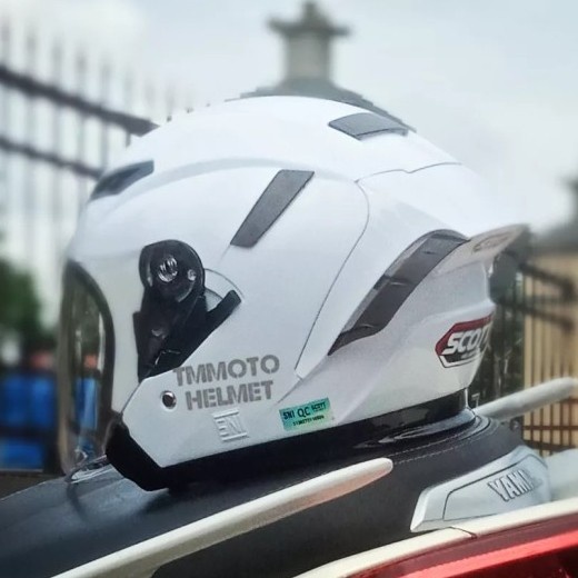 Helm Scott Gp Tech White - Sni