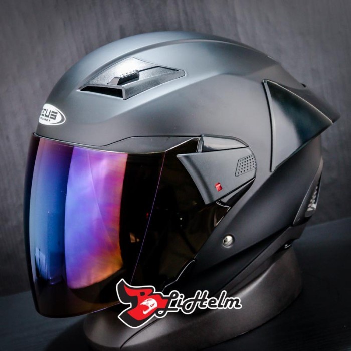 Helm Zeus Zs 611 Solid Black Doff