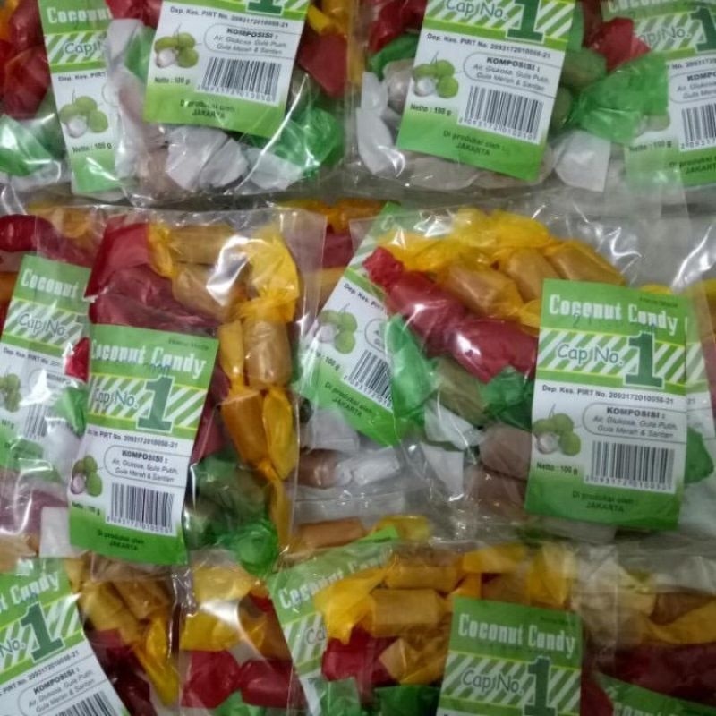 

' permen dodol kelapa cap panda /coconut candy cap no.1 100g