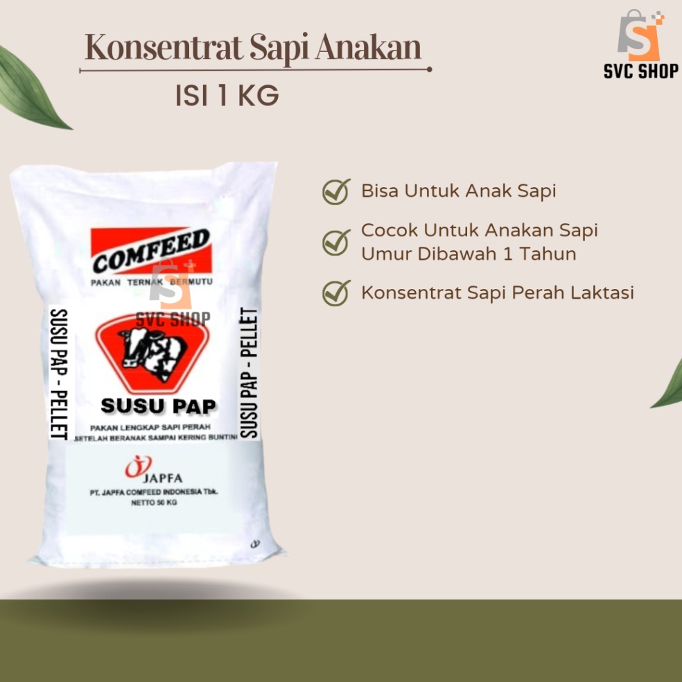 [66R] Konsentrat Pakan Sapi Perah Laktasi / Makanan Anak Sapi ( Pedet ) Susu Pap ➮Best Seller
