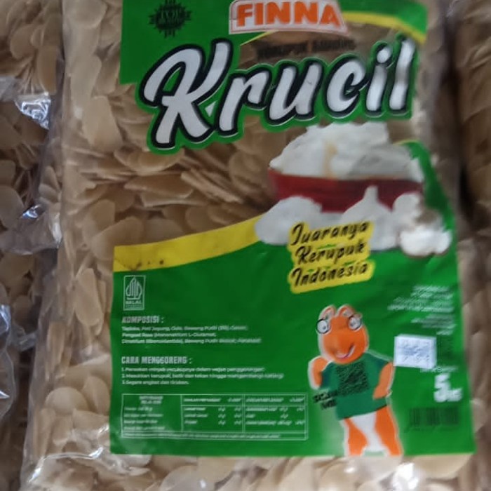 

' kerupuk bawang finna krucil 250gr kerupuk mentah harga grosir murah