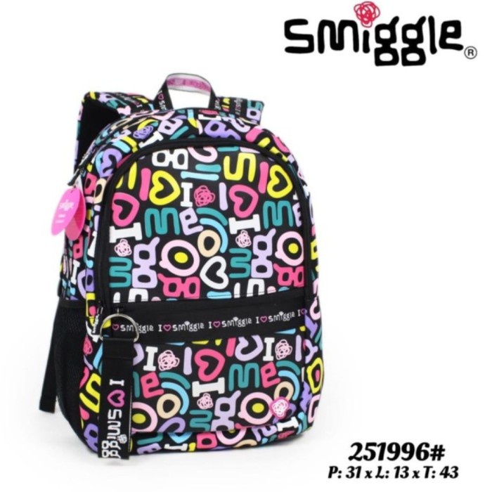 ✿KOP✿ Smiggle Tas Ransel I Love Smiggle/Tas Anak Sd Perempuan/ Kado LIMITED