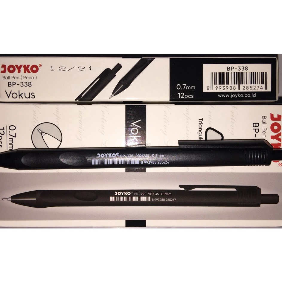 

Pro saleL1x1W Pulpen Joyko BP-338 Vokus 0.7 mm (1 Pak Isi 12 Pcs) / Ballpoint Joyko BP-338 / Bolpen Joyko BP-338 / Bolpoin Joyko BP-338