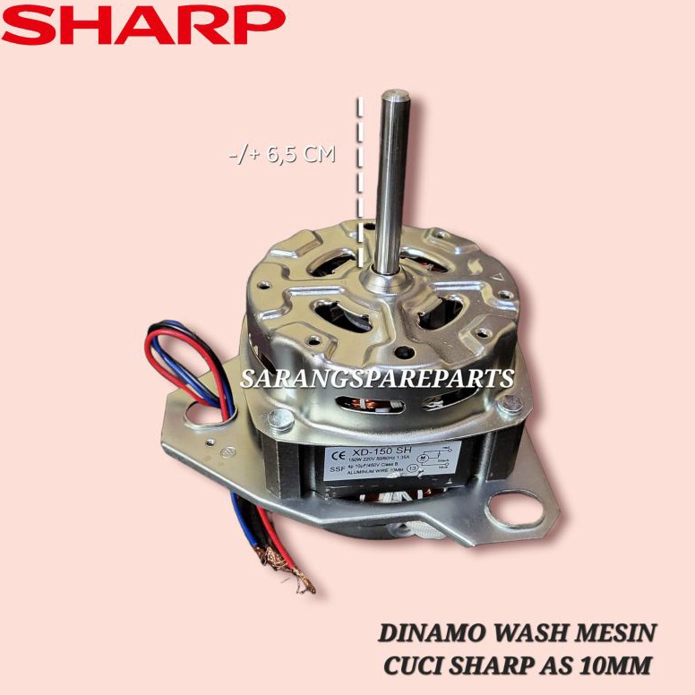 DINAMO PENCUCI MESIN CUCI SHARP / MESIN WASH SHARP / MESIN PENCUCI SHARP / DINAMO PENGGILAS MESIN CUCI SHARP [ART.  E8B1]