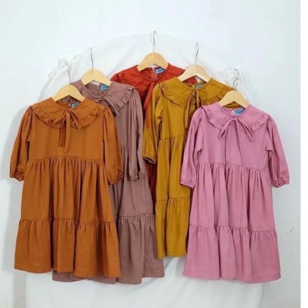 LARIS MIDI DRESS MUSLIM ANAK 1-15 TAHUN BISA COD