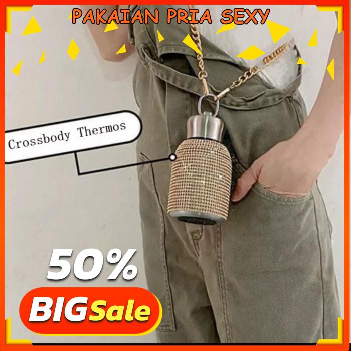 BEST QUALITY FASHION STAINLESS FLASK THERMOS RHINESTONE TUMBLER TERMOS MINI 