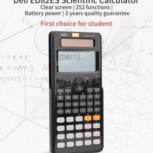 

~@~@~@~@] Kalkulator Sains Ilmiah Lanjutan Scientific Calculator Deli D82ES Plus