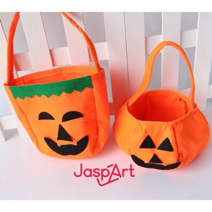 

$$$$] Tas Permen Labu Candy Bag Treat or Trick Pesta Halloween Cosplay Murah