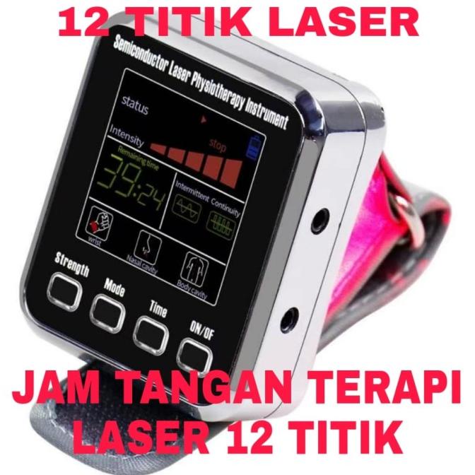 JAM TANGAN TERAPI LASER KESEHATAN 12 TITIK UNTUK DIABETES KOLESTEROL