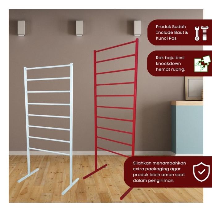 =+=+=+] Rak Kado hijab- Display Sarung & Hijab - Rak Susun Kertas Kado Besi Ra