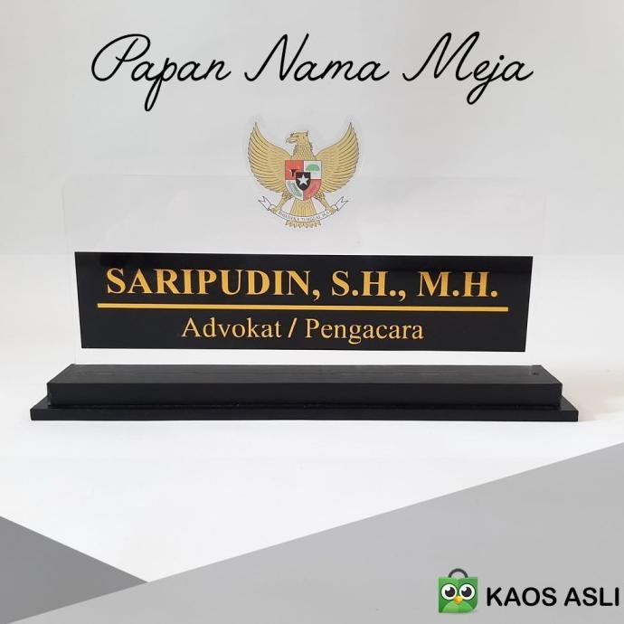 :0:0:0] Terbaru Papan Nama Meja Kerja Akrilik Papan Nama Meja Kantor Kayu
