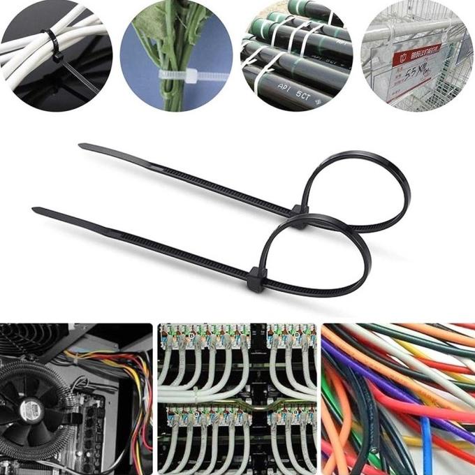 {{{{}}] 100 PCS Kabel Ties Besar Jumbo Nilon Lebar 12 mm Panjang 30 cm 60 cm