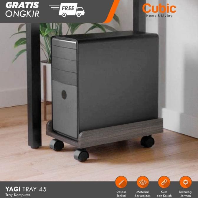 @=@=@=@=] Cubic Tray Komputer / Rak Roda CPU Meja Komputer / YAGI TRAY 45