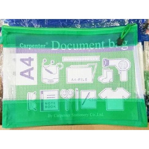 

^^^^^] Kantong Dokumen A4 / Kantong Buku / Zipper Bag Jaring / Map