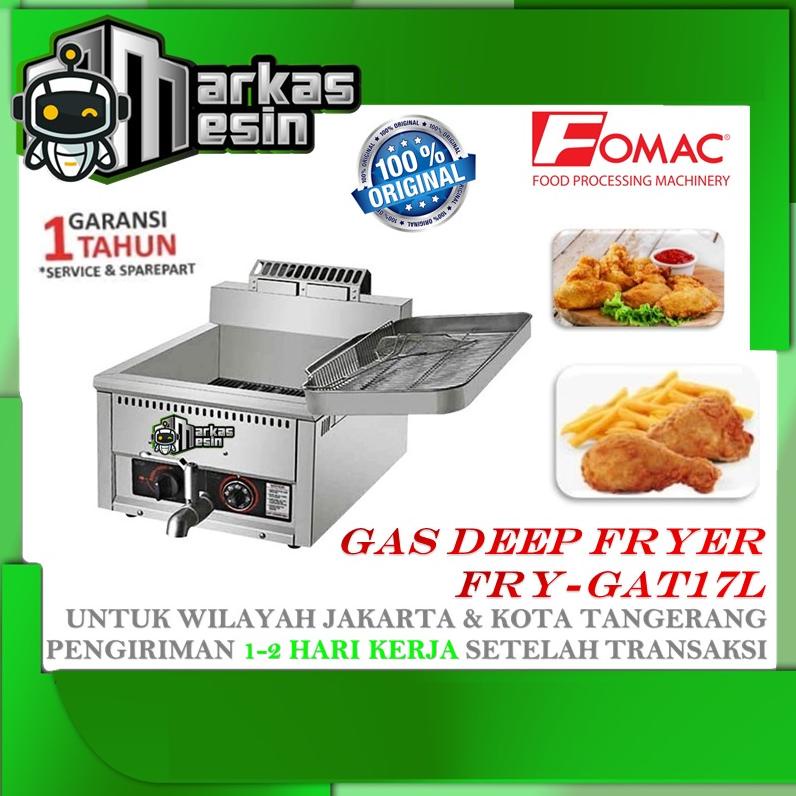 TER-UPDATE MESIN PENGGORENGAN / GAS DEEP FRYER FOMAC FRY-GAT17L #ORIGINAL