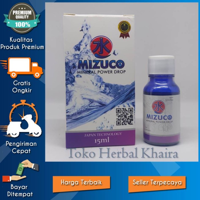 MIZUCO MIZUKO ORIGINAL MINERAL ALKALINE POWER DROP 1 PCS