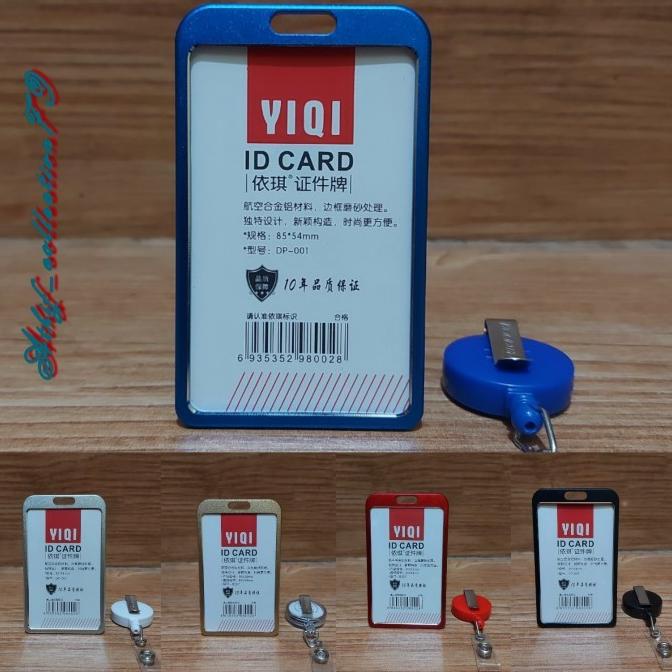 

hanya disini] Tempat Id Card Allumunium Holder Id Card Alumunium + Yoyo Tarik ()