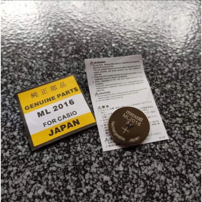 BATERAI MAXELL FOR CASIO ML-2016 ORIGINAL