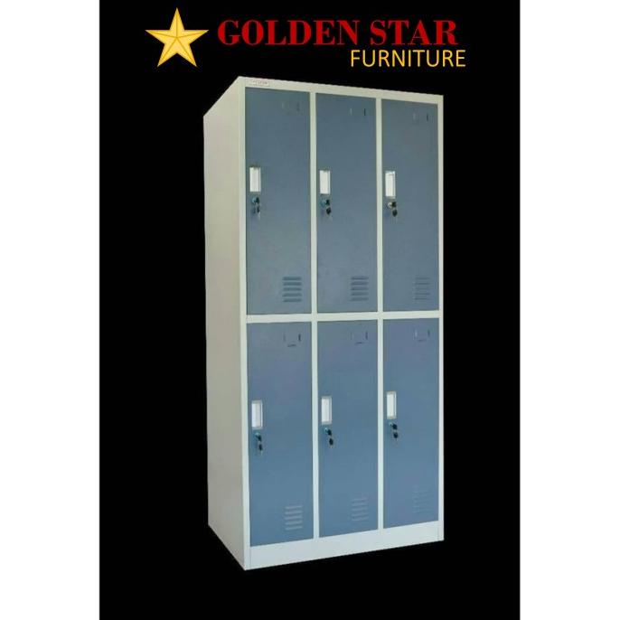 

.........] Lemari Locker loker 6 pintu Besi Star / informa Import