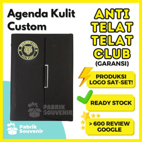 

Buku Agenda Kulit Custom PSAGT02 - Souvenir Promosi Notebook Seminar