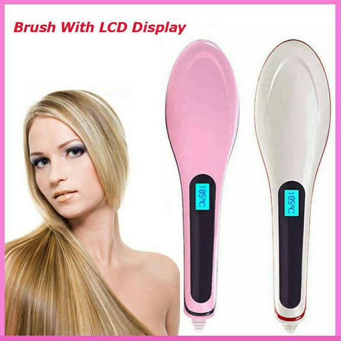 

Straightening Hair Brush / Catok Sisir Listrik Pelurus Rambut Vyp