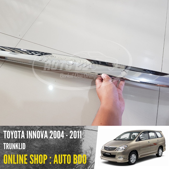 Trunk Lid Trunklid Innova 2004 - 2011 Emboss Model Tempel terbaik