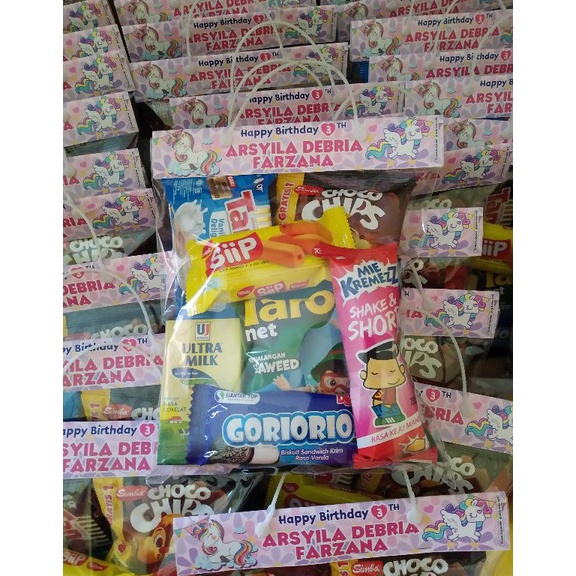 

QKQK3854 Snack Ulang Tahun Anak Custom