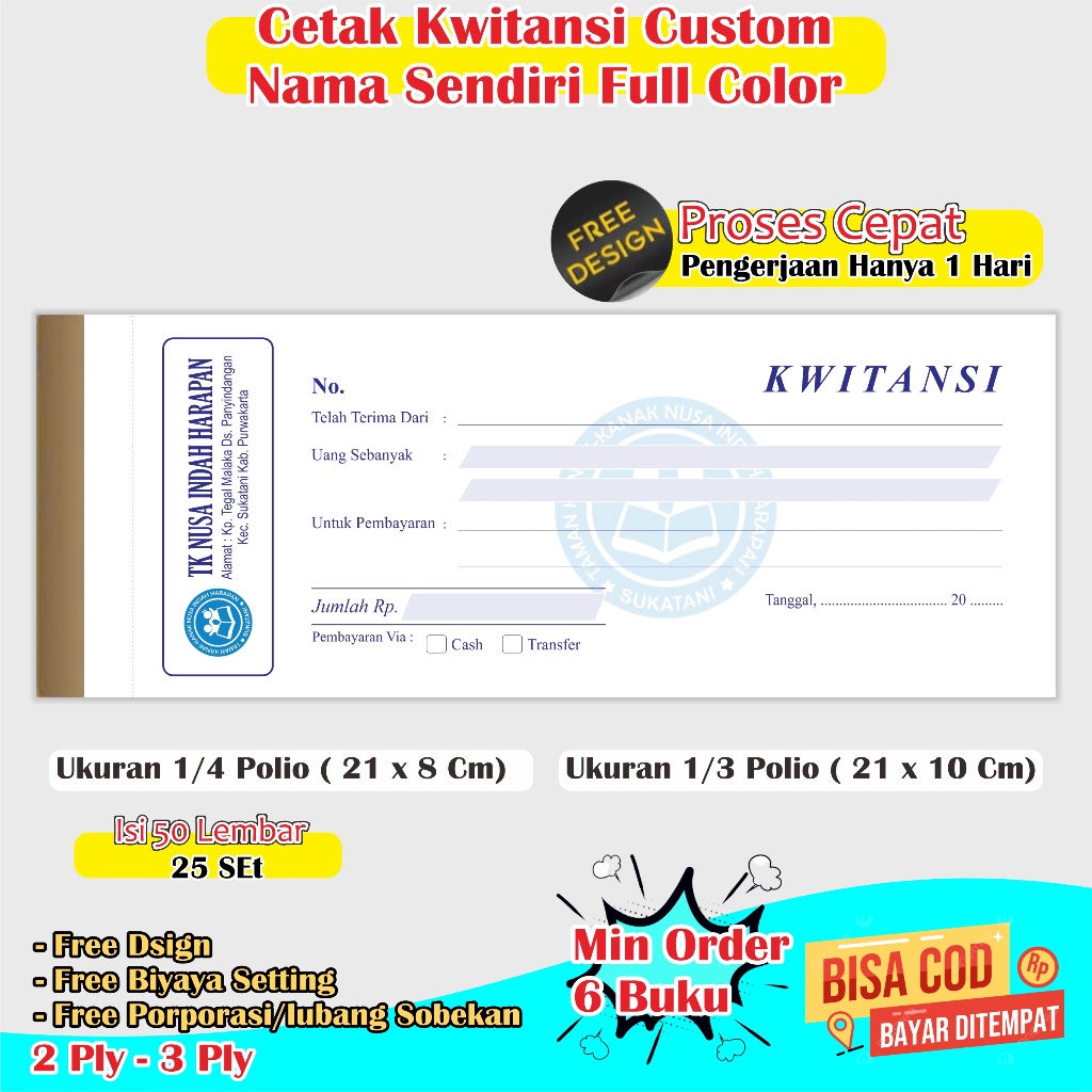 

WLVL4075 TANPA MIN ORDER CETAK KWITANSI CUSTOM 2 RANGKAP | Kwitansi pembayaran kwitansi 1 pak kwitansi kecil 1 pak grosir kwitansi ncr rangkap 2 kwitansi custom kwitansi pembayaran custom kwitansi besar kwitansi kecil kwitansi tahun 1990 cetak kwitansi p