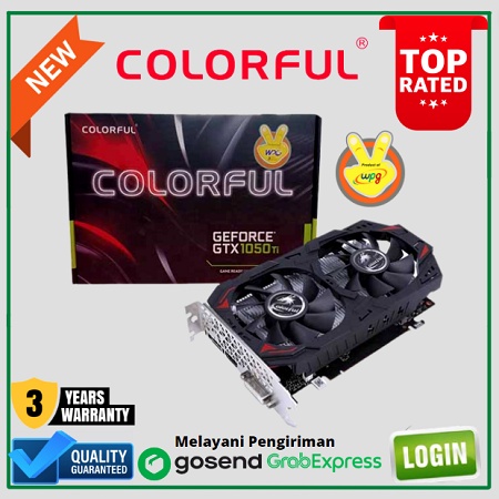 Vga Colorful Gtx 1050Ti 4Gb Garansi 3 Tahun