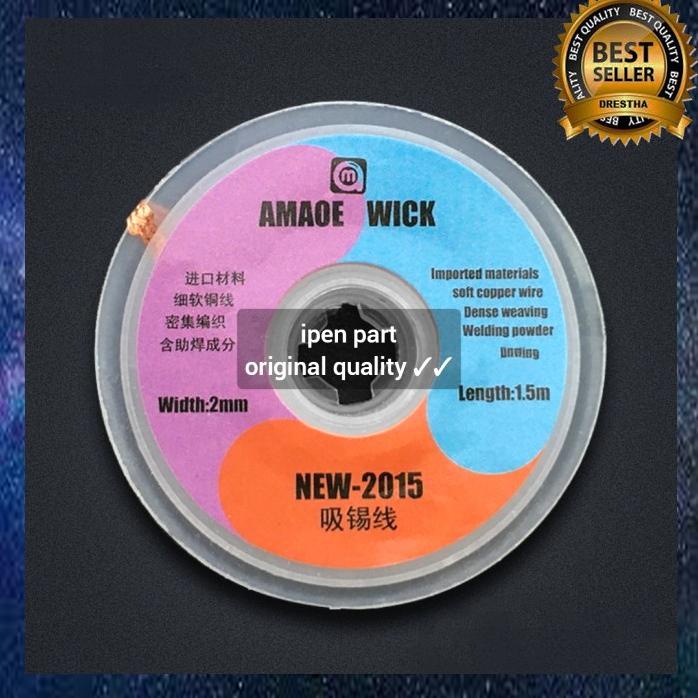 Amaoe Solder Wick 2Mm 0Rry Gootwick Pembersih Solder 2015