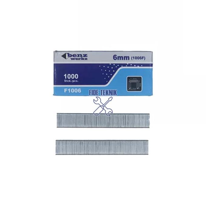 

*:*:*:*:*] Benz Isi Staples 1006F / 1006 F Tembakan Angin Steples 6mm 1000 biji