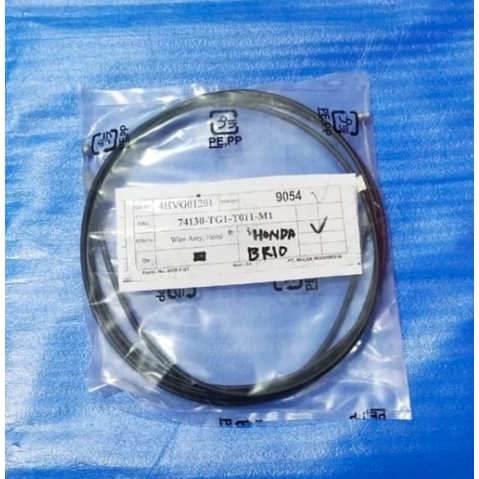 kabel kap mesin untuk mobil honda brio original garansi sparepart