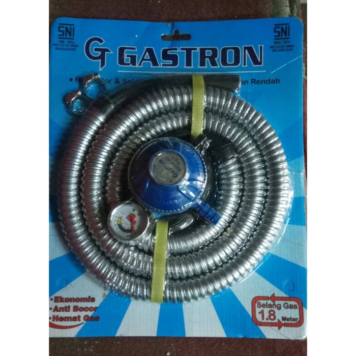Regulator & Selang Gas Dengan Pengaman Otomatis