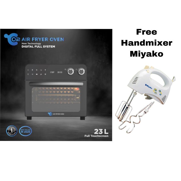 Oxynic 02-Afo Oven Air Fryer Listrik