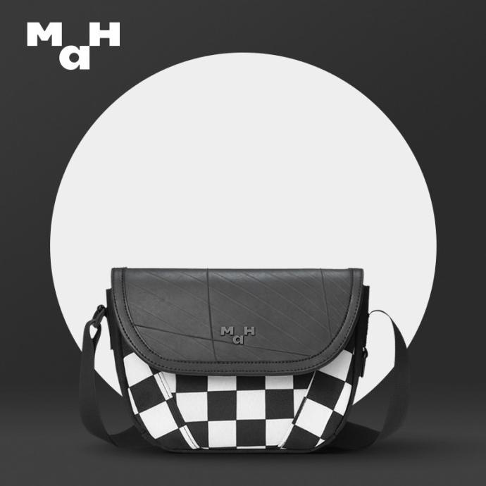 MAH Papan Catur Tas Selempang Wanita Kasual Sling Tas Sadel