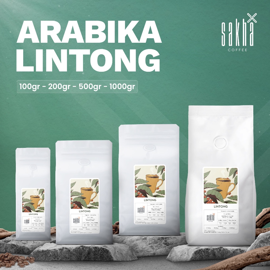 

Kopi Arabika Lintong Sumatra Arabica Coffee Bean Biji Bubuk Coffe Bean Roastery