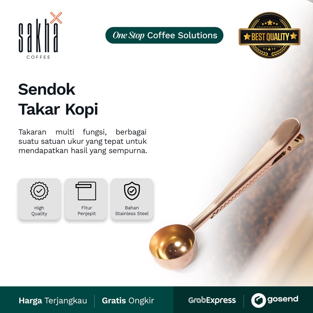 

Sendok Takar Kopi 2in1 Stainless Alat Seduh Coffee Maker Penjepit Clip Coffe Bean