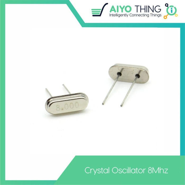 Crystal 8MHz XTAL 8 MHz Kristal Oscillator 8000 KHz HC-49