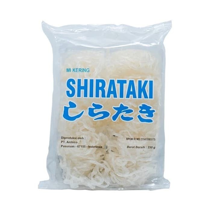 

Denimb Dry Shirataki - Mie Kering Shirataki 250Gr 1 Dus Isi 50Bungkus