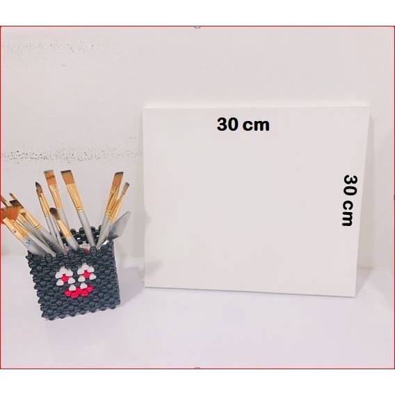 

Kanvas uk 30x30 sudah dengan bingkai kanvas lukis cat acrylic oil art