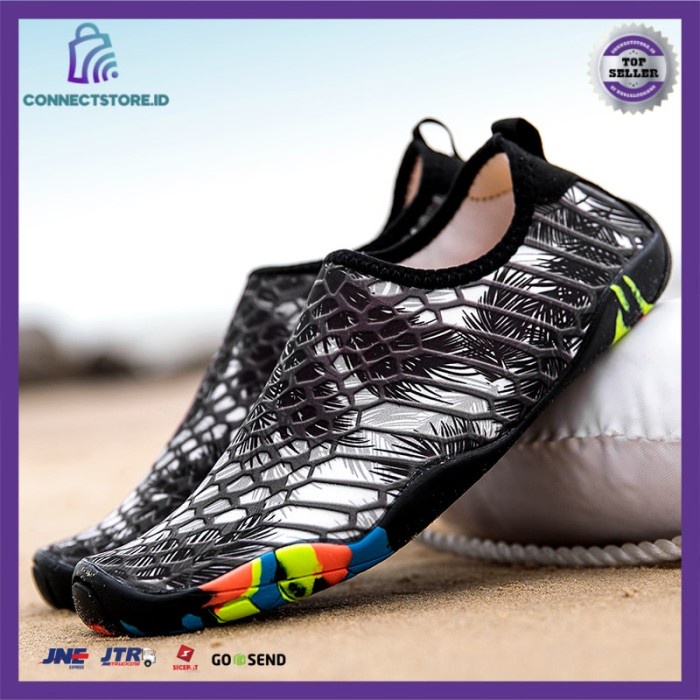 Sepatu Pantai Olahraga Air Beach Shoes 39 Lc77 Gray
