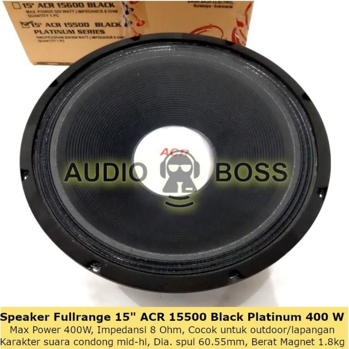 Speaker ACR 15 inch 15500 Black Platinum Series /Speaker ACR 15" 15500