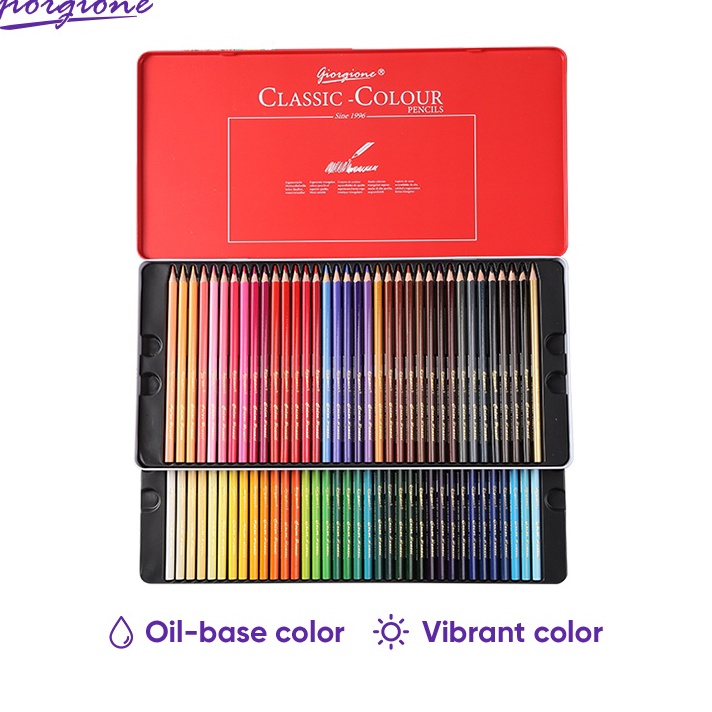 

☇✯✱ Giorgione Oil Pensil Warna 12/24/36/48/72/120 Warna G-MT Serba Murah