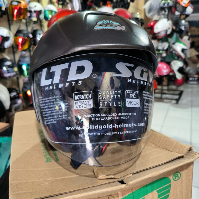 HELM LTD SPORTS ABU DOFF BEKAS MULUS