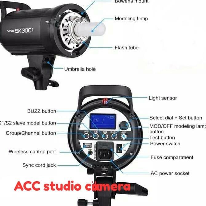 BARU  Godox SK300II - Lampu Studio Godox SK 300 II -SK300 MARK II