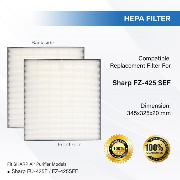 Replacement Filter Air Purifier Sharp (Fz-425Sfe) / Hepa