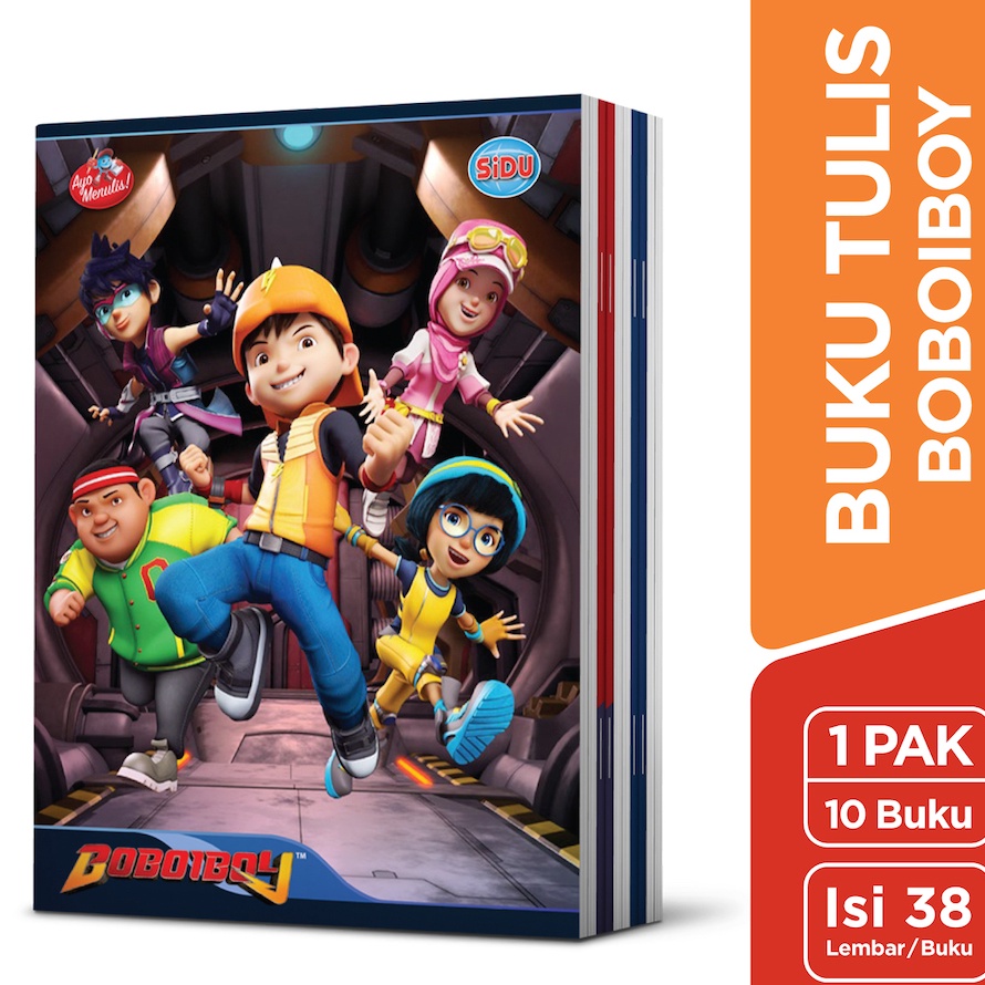 

STR697 SiDU Buku Tulis Boboiboy 38 Lembar - 10 buku +