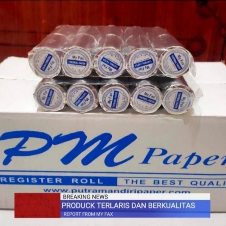 

CBXQ2812 Kertas kasir thermal murah 57/58x30 paket 10 pcs